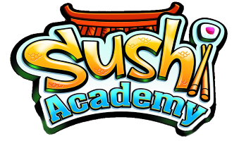 Sushi Academy title screen for Nintendo DS